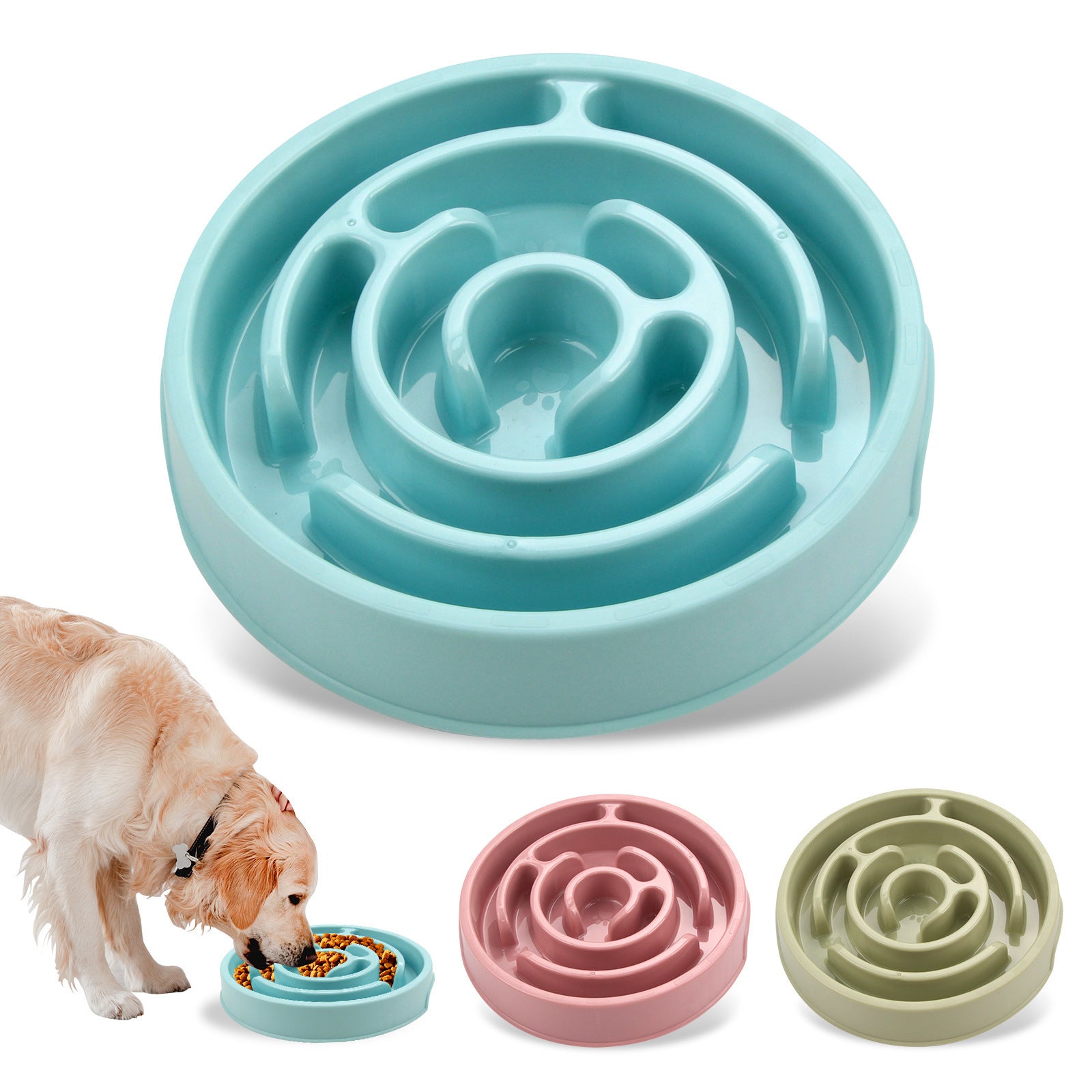 Slow Feeder Dog Bowl for Happy, Healthy Mealtimes