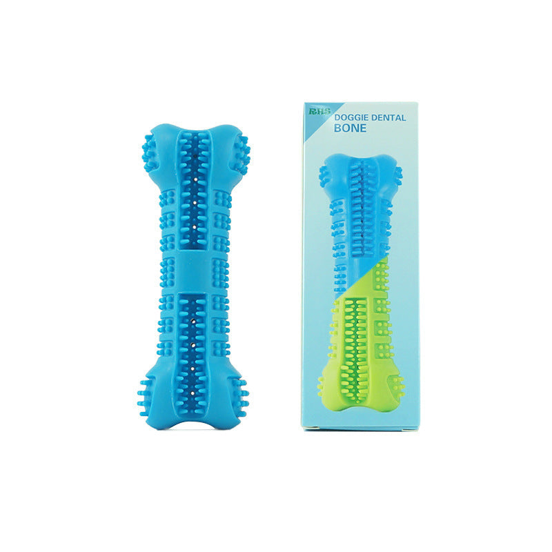 Silicone Bone Toothbrush Toy for Healthy Dog Smiles