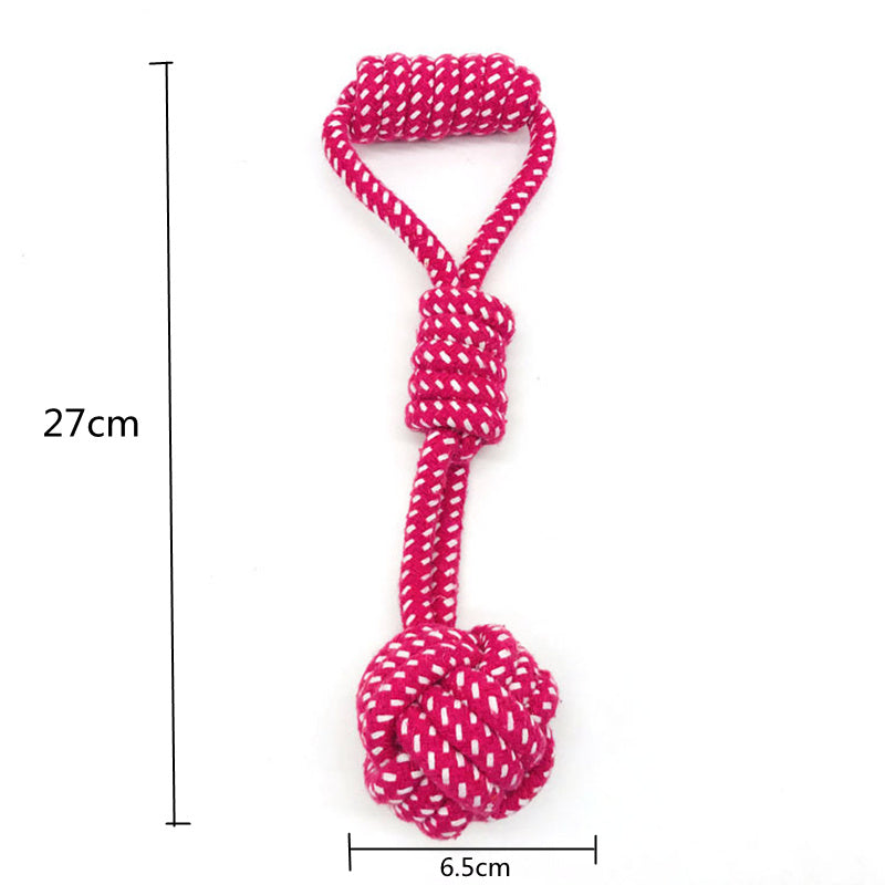 Chew and Play Pet Rope Ball for Active Pets
