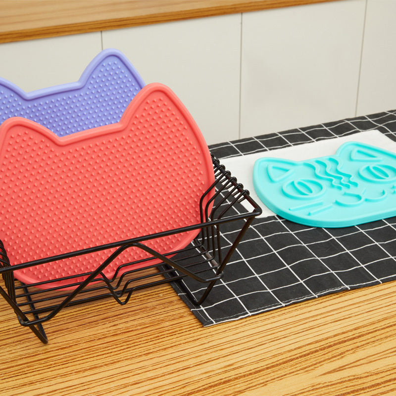 Double‑Sided Pet Lick Mat – Feed Slow, Calm Anxiety, Boost Enrichment