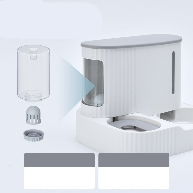 Automatic Water & Food Station – Fresh, Flowing Hydration for Cats