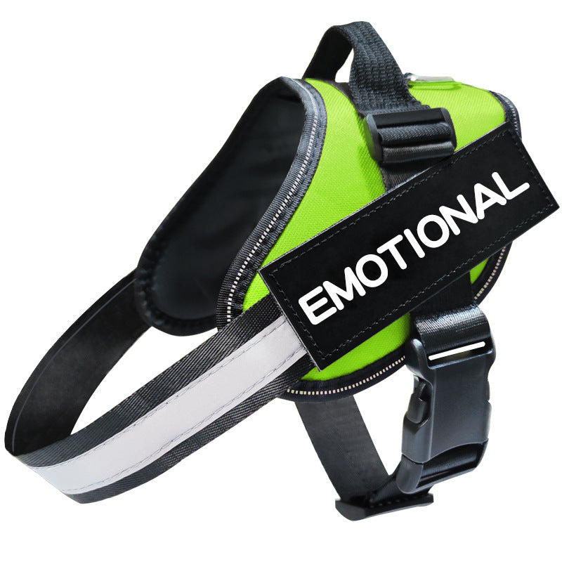 Adjustable Dog Harness with Reflective Safety Leash
