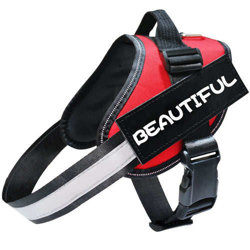 Adjustable Dog Harness with Reflective Safety Leash