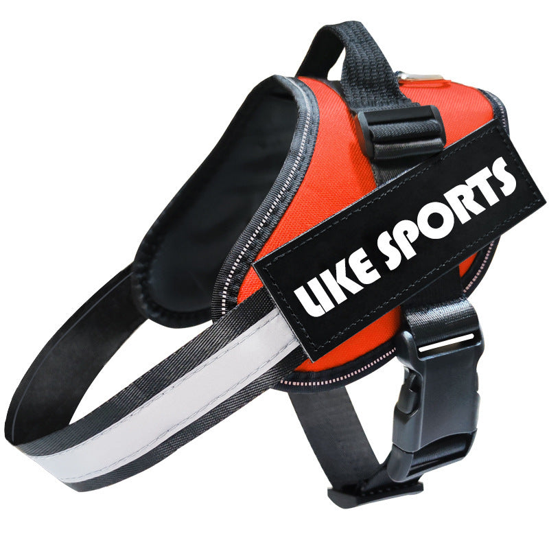 Adjustable Dog Harness with Reflective Safety Leash