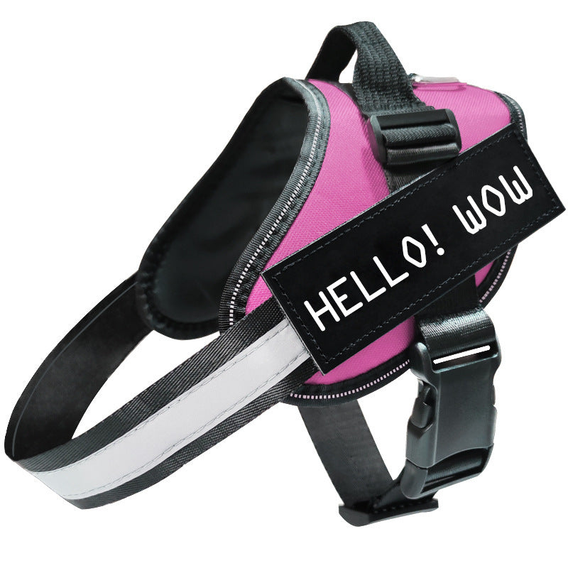 Adjustable Dog Harness with Reflective Safety Leash