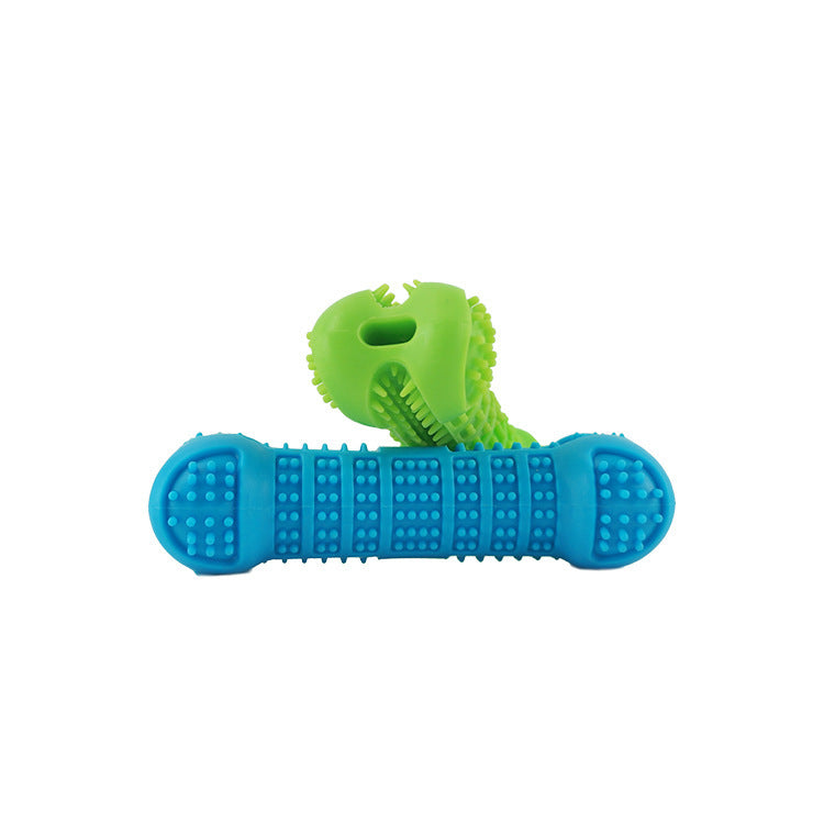 Silicone Bone Toothbrush Toy for Healthy Dog Smiles