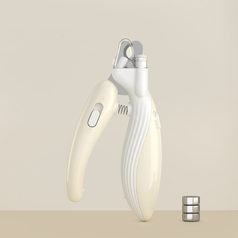 Pet Nail Clipper & Grinder – LED Safety Light for Overnight Grooming