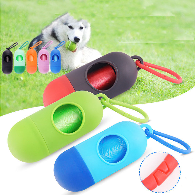 Convenient Pet Poop Bag Dispenser with Hook