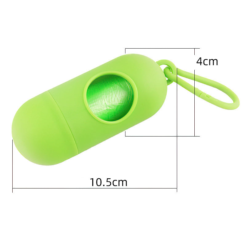 Convenient Pet Poop Bag Dispenser with Hook