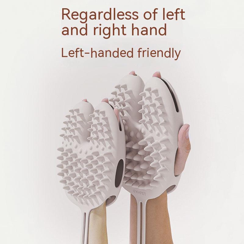 Grooming Gloves for Dogs & Cats – Use on Either Hand, Easy Groom
