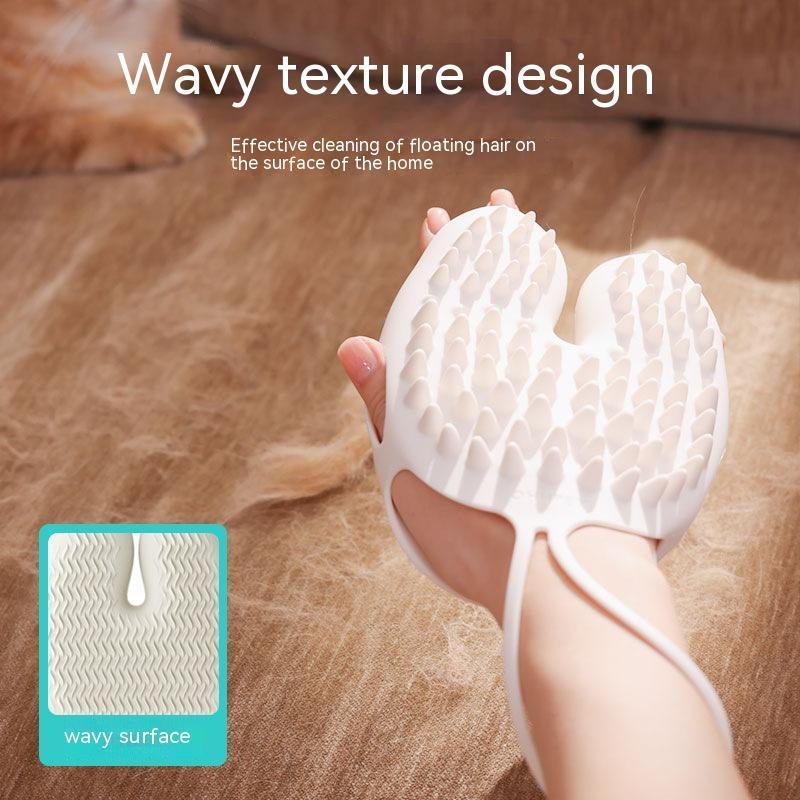 Grooming Gloves for Dogs & Cats – Use on Either Hand, Easy Groom