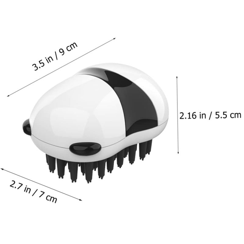 2-in-1 Pet Bath & Grooming Brush – Clean, De‑Shed & Massage