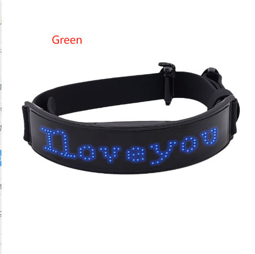 Smart LED Dog Collar/Harness – Custom Text Display for Night Safety