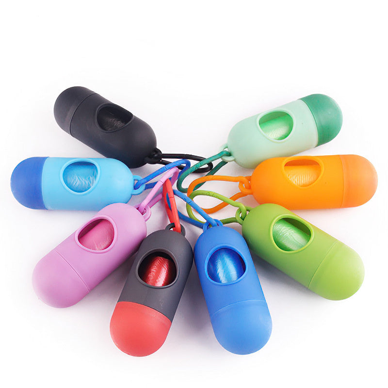 Convenient Pet Poop Bag Dispenser with Hook